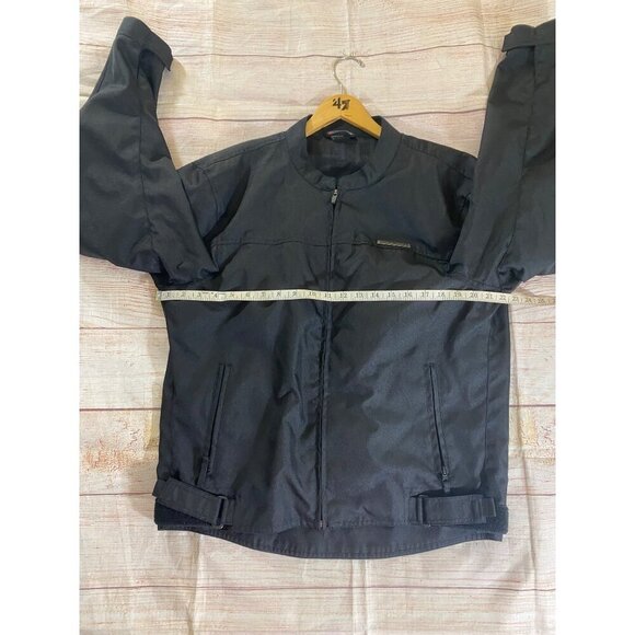 Field Sheer Men's Black Soft Shell Full Zip Motorcycle Jacket - Medium - Picture 8 of 16